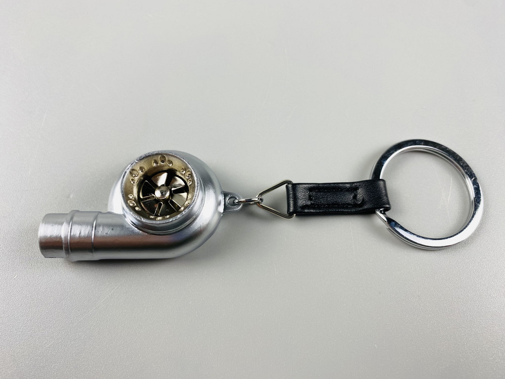 Брелок турбіна ТКР (турбокомпресор), брелок на ключі для водія ТКР сріблястий Мукачево - фото 7