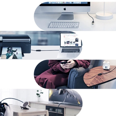 Дата кабель USB 3.0 AM/AF 2.0m Essager (EXCAM-YTC01) Вінниця - фото 7