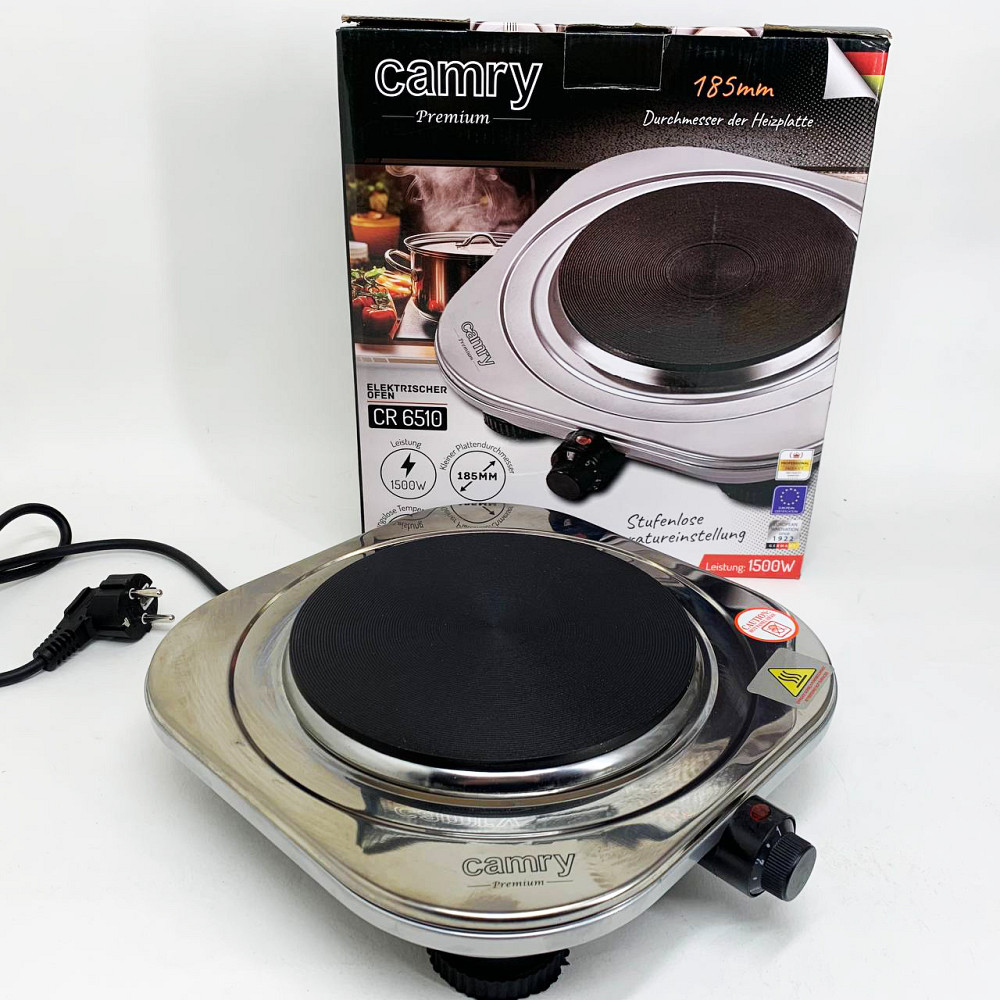 Плита електро для домашнього приготування, Переносна компактна електроплита, Плита кухонна переносна TY-85 Львів - фото 2