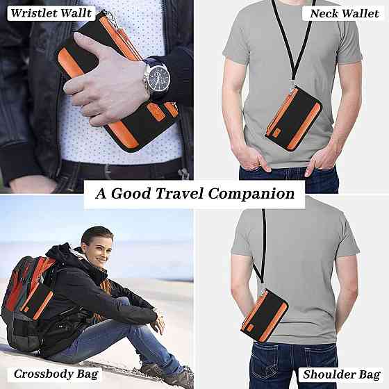 Клатч-портмоне с защитой карт и 17 отделениями Киев