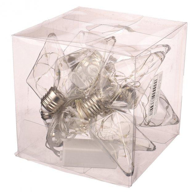 Новорічна гірлянда штора Ромб (10 шт. по 8 см) на мідному дроті 3х1.5м 150 Led (Мультиколір) Вінниця - фото 4