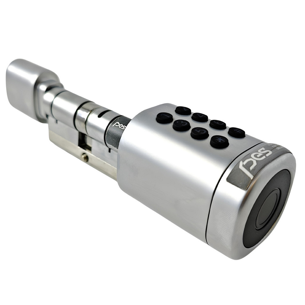 PES Cylinder Silver 35х35 мм кодовый смарт-цилиндр для замка Киев - изображение 1