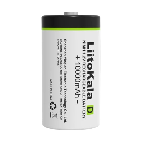 Аккумулятор LiitoKala D (R20) 10000мАч 1.2V Ni-Mh (Белый) Винница