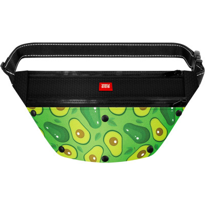 Поясная сумка-бананка для собак WAUDOG Textile "Авокадо" 33х17х10 см (5697) Винница - изображение 1