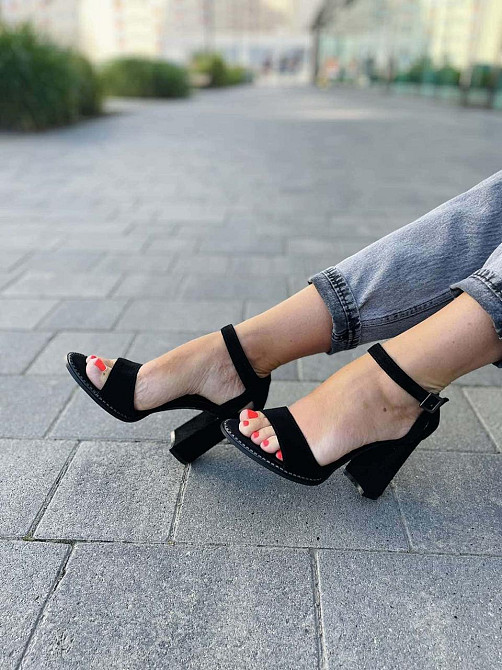 Nivelle Босоніжки жіночі NIVELLE 1894/9510-9544 чорні (літо, замша натуральна) (3708) 35-39 Коломия - фото 4