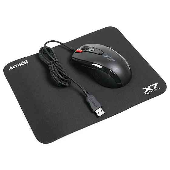 Миша A4Tech X-710BK Black USB + килимок A4Tech X7-200MP Чорний Харьков