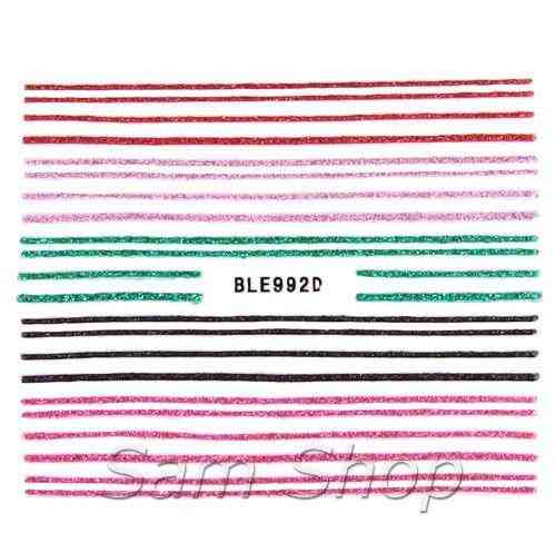 Наклейки для ногтей BLE992D Киев