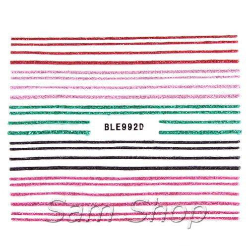 Наклейки для ногтей BLE992D Киев - изображение 1