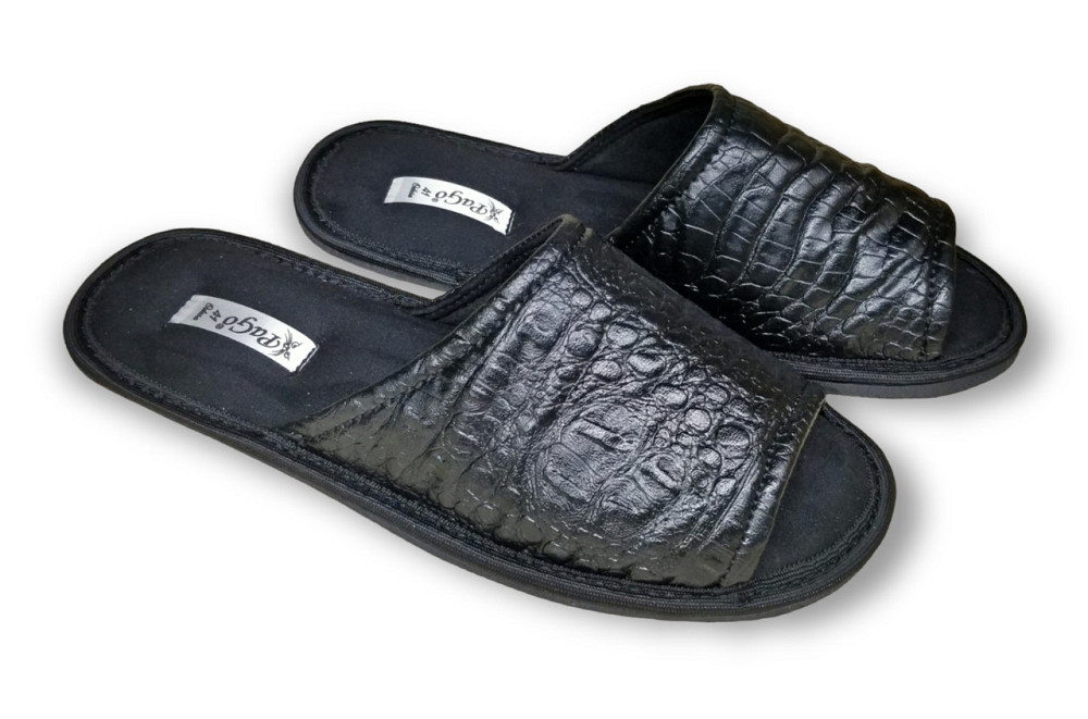 Чоловічі капці з відкритими пальцями полегшені PaGo чорного кольору Одеса - фото 3