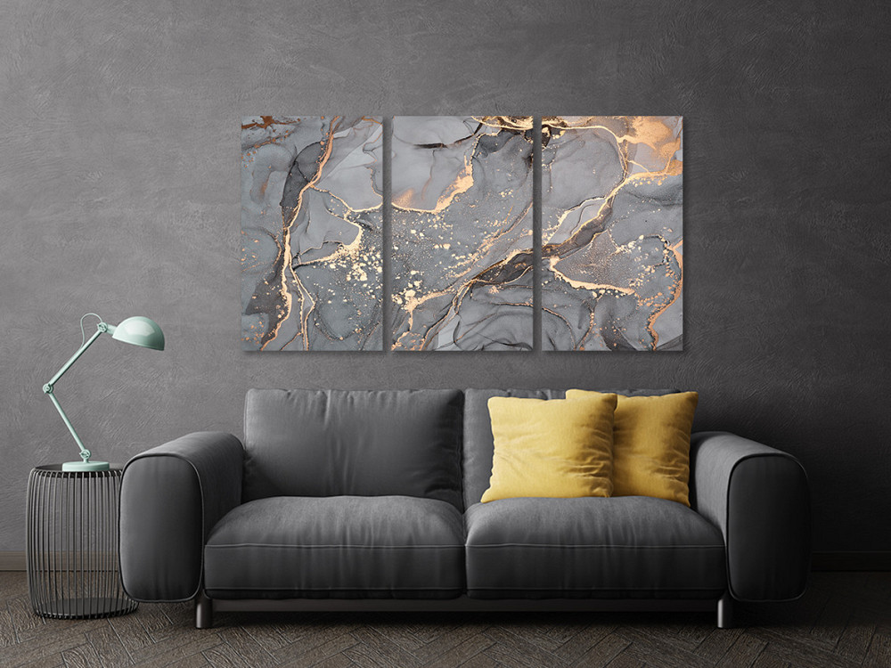 Модульная картина в гостиную / спальню Абстракція Art-615_3_А 70x130 см Киев - изображение 3