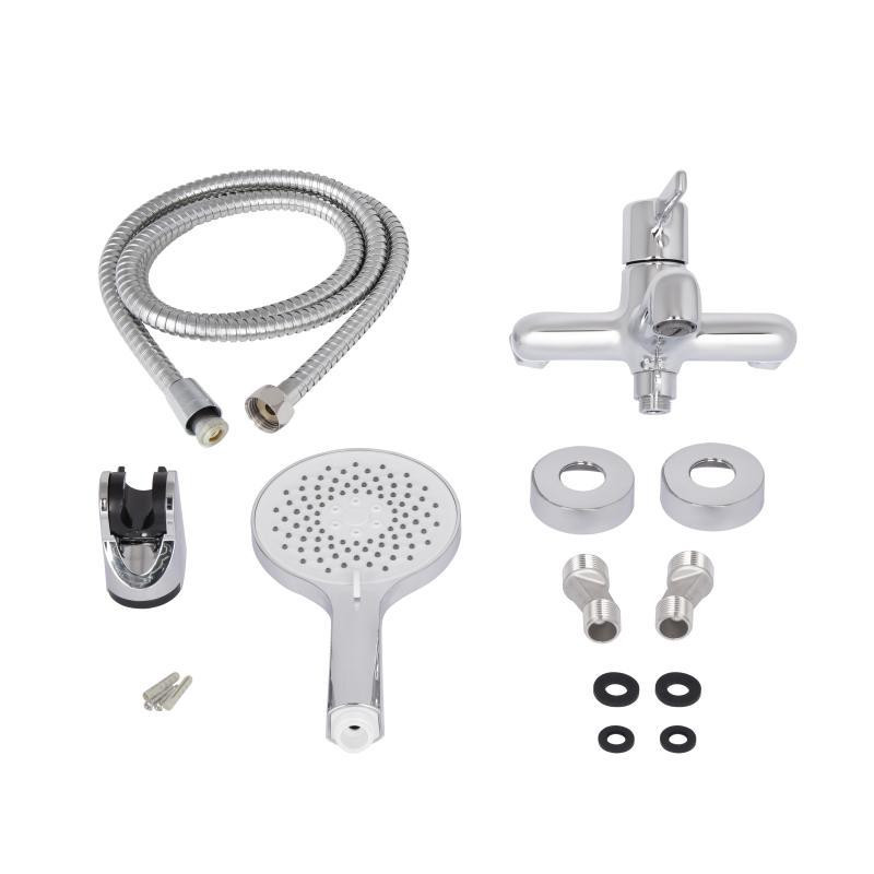 Смеситель для ванны c душевым гарнитуром Qtap Cardinal QTCAR259CRM45656 Chrome Харьков - изображение 7