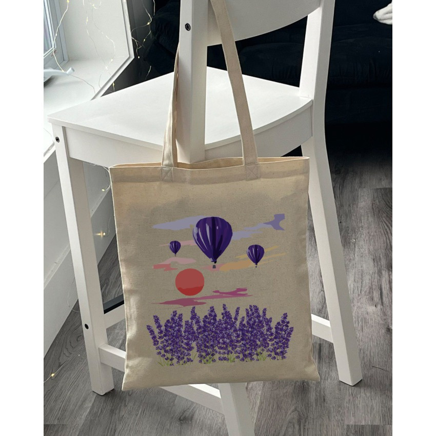 Екошопер BookOpt BK4066 "Навколо світу на повітряній кулі" бежевий Київ - фото 10