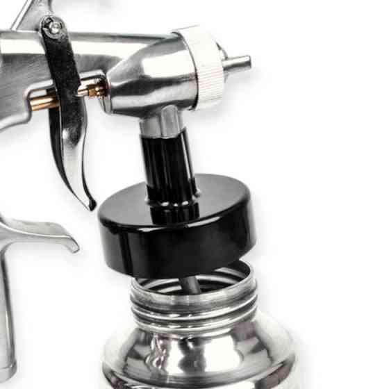 Пистолет покрасочный электрический d-1.8, 600 Вт с метал. бачком 1.0л, 450-550 мл/мин HVLP Мукачево