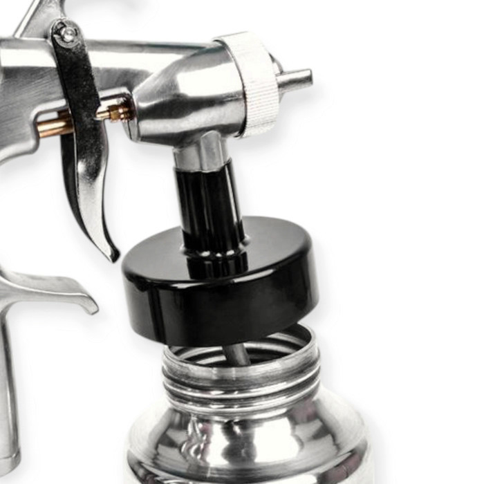 Пистолет покрасочный электрический d-1.8, 600 Вт с метал. бачком 1.0л, 450-550 мл/мин HVLP Мукачево - изображение 5