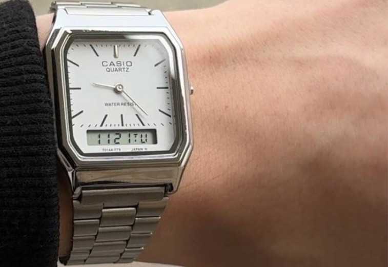 Годинник Casio в моделі AQ-230 White/Black Киев - изображение 6