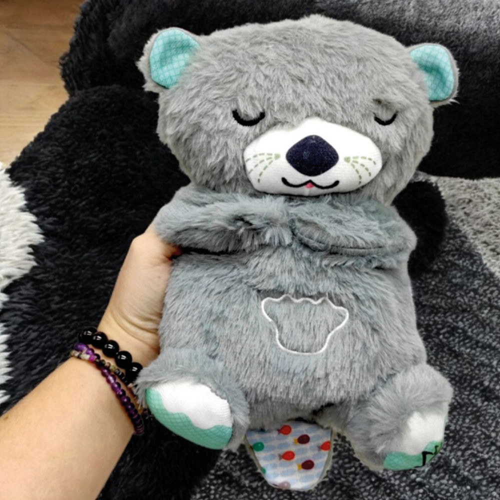 Мягкая игрушка-ночник Дышащая выдра 30см, от батареек / Игрушка выдра для сна / Ночник с белым шумом Киев - изображение 9