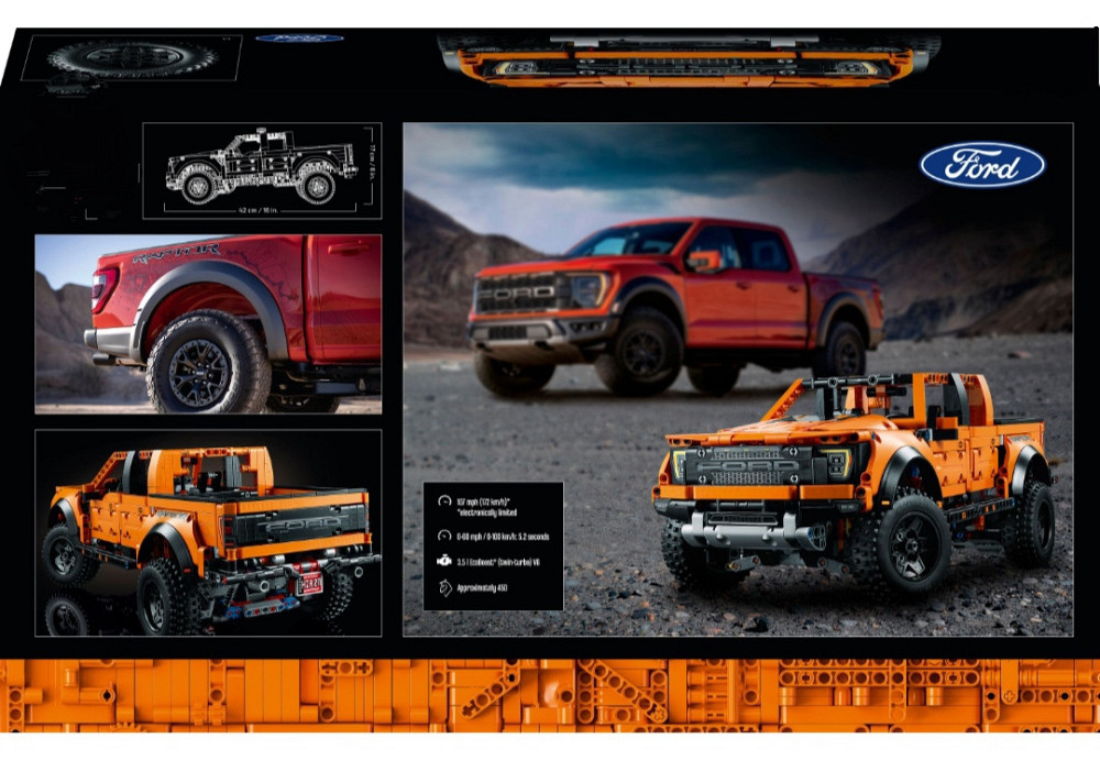 Конструктор Technic Ford F150 Raptor 1379 деталей форд раптор розмір 1:10 Київ - фото 4