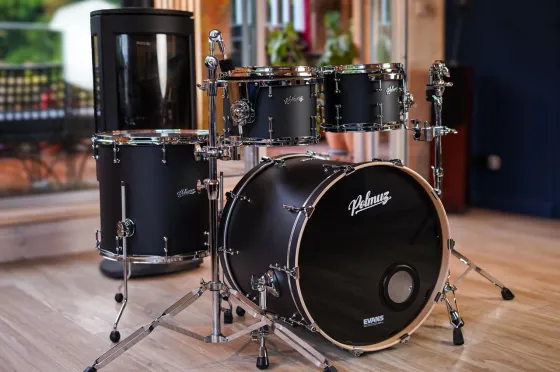 Ударная установка  Polmuz Maple Model 1 - 22/10/12/16 Satin Flat Black Mate Wax Киев