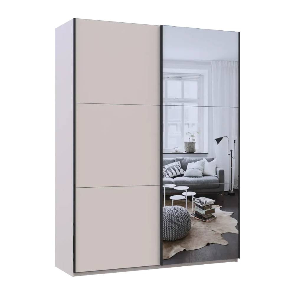 Шкаф купе Doros G-Caiser Кашемир/Кашемир 1 ДСП/1 зеркало 3 части 180х60х240 (42005321) (DRS-012237) Львов - изображение 5