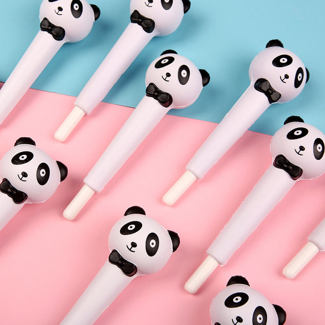 Набір ручок масляних Bookopt 0.7 мм BP5029 Squishy Panda (2шт) Кам'янське - фото 8