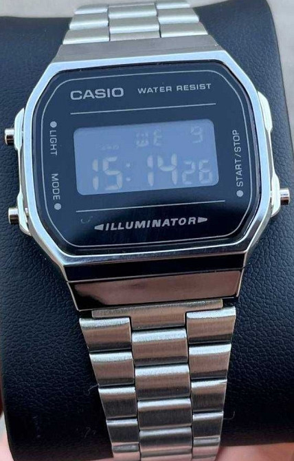 Годинник A168 WEM Silver/Black | Часы касио Київ - фото 1