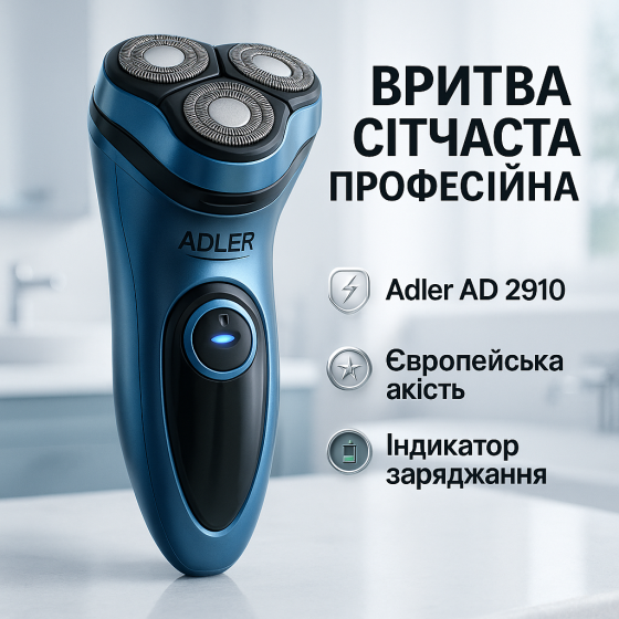 Хороша електробритва для бороди Adler AD 2910, Бритви акумуляторні, Бритва професійна для гоління CH-39 Львів