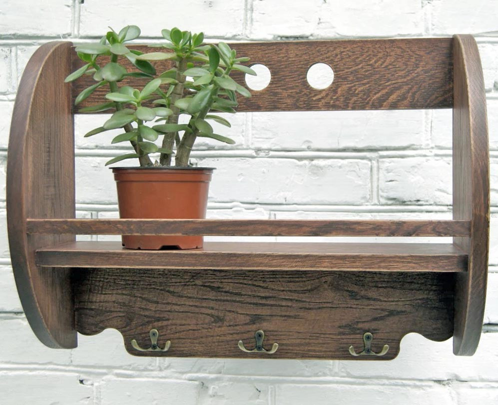 Полиця для ванної "Анабург" сепія Миколаїв - фото 1