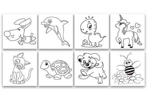 Фломастери для малюків MALINOS Babyzauber 10 шт + м'яка розмальовка, що миється Киев