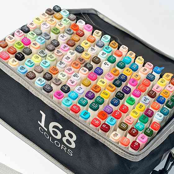 Величезний Набір маркерів для скетчинга 168 кольорів Touch Sketch, Набір фломастерів для художників, малювання Кам'янець-Подільський