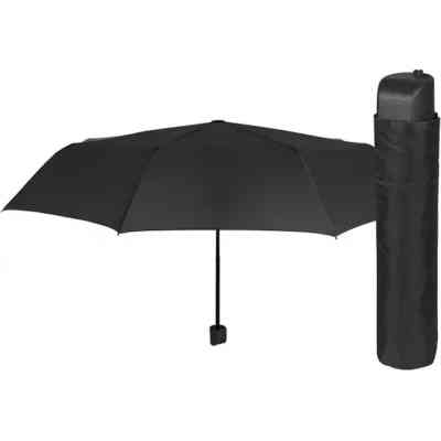 Парасоля Perletti New Basic Складана Механічна Чорна (12335) Вінниця
