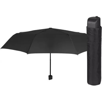Зонт Perletti New Basic Складной Механический Черный (12335) Винница - изображение 3