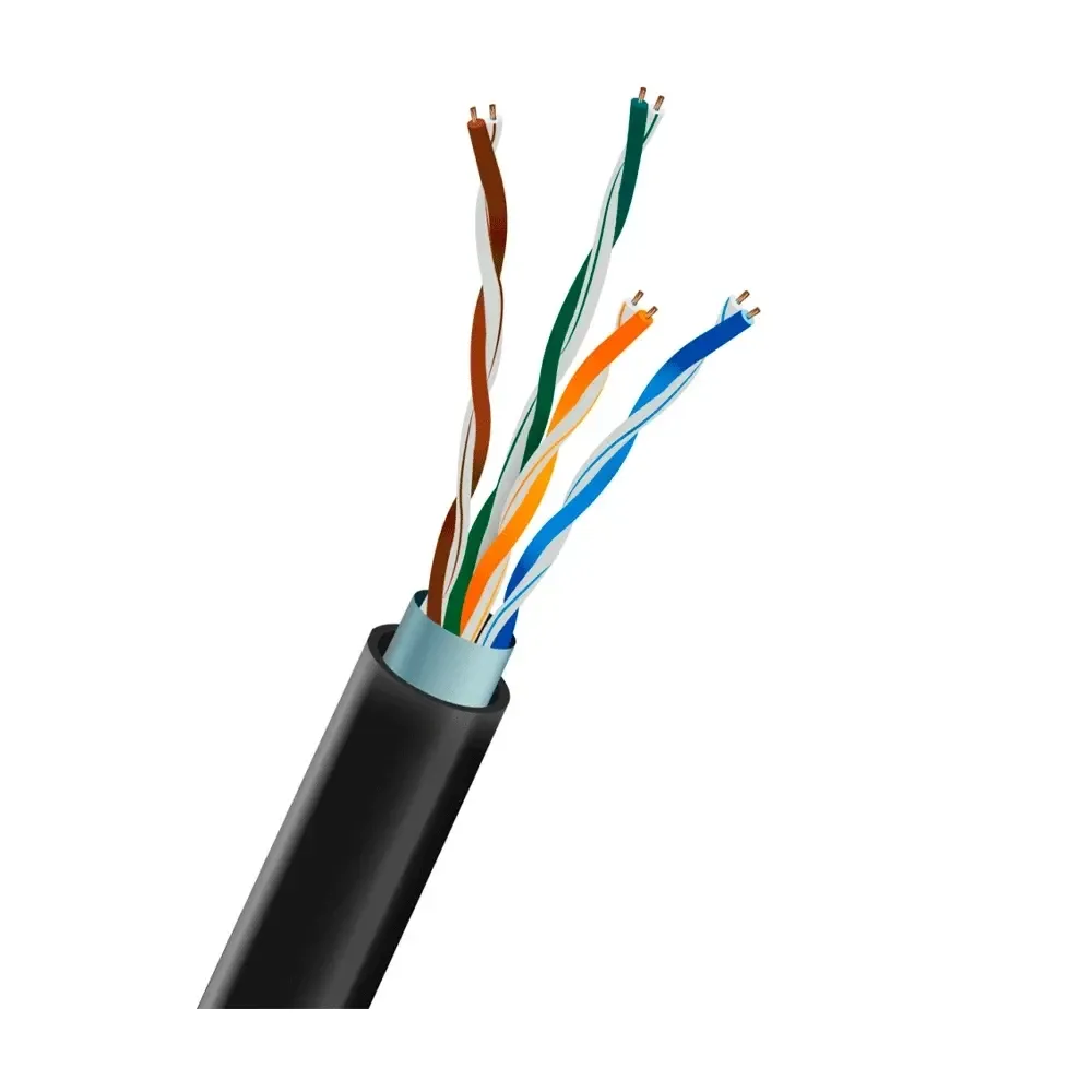 Кабель вита пара FTP CAT5E CCA 0.51mm LDPE Outdoor Trinix 305m (33-00191) Київ - фото 1