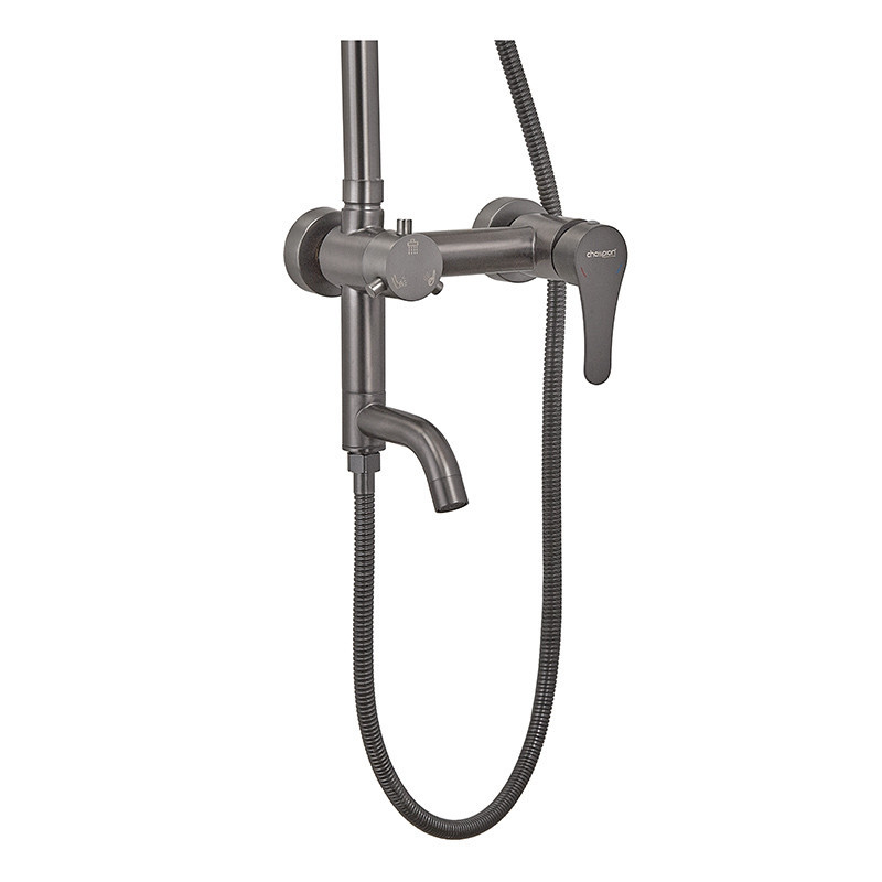 Душова колонна Champion SAP-009-J з змішувачем, графіт, нержавіюча сталь (CH6165) Харків - фото 8