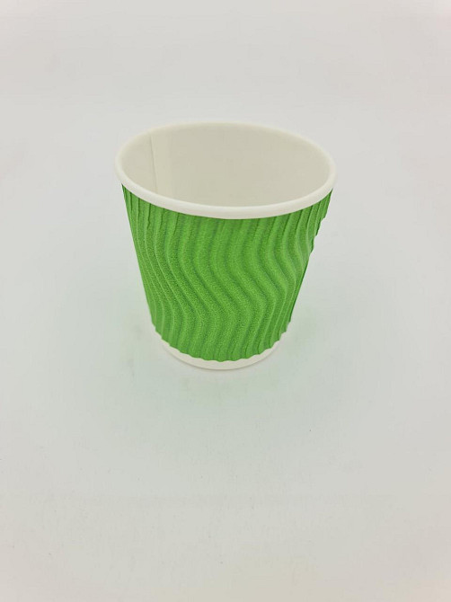 Склянка гофрована 110 мл "Зелений" Маестро (20 шт.) Харків - фото 3