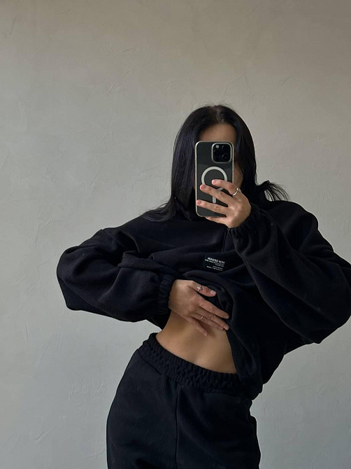 Жіночий повсякденний теплий флісовий костюм двійка  турецький двосторонній   фліс Одеса - фото 1