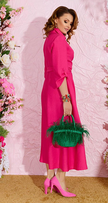 Стильное льняное платье (50) Киев - изображение 2