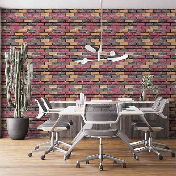 Самоклеючі шпалери 2800х500х1,5мм Червона екатериновлавська цегла (D) SW-00001944 Київ