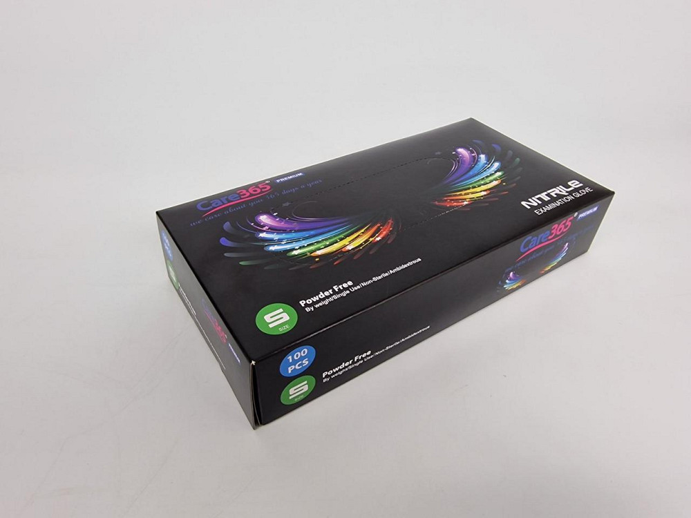 Рукавички Нітрил Чорні (100 шт.) розмір S "CARE 365" (1 пачка) Харків - фото 2