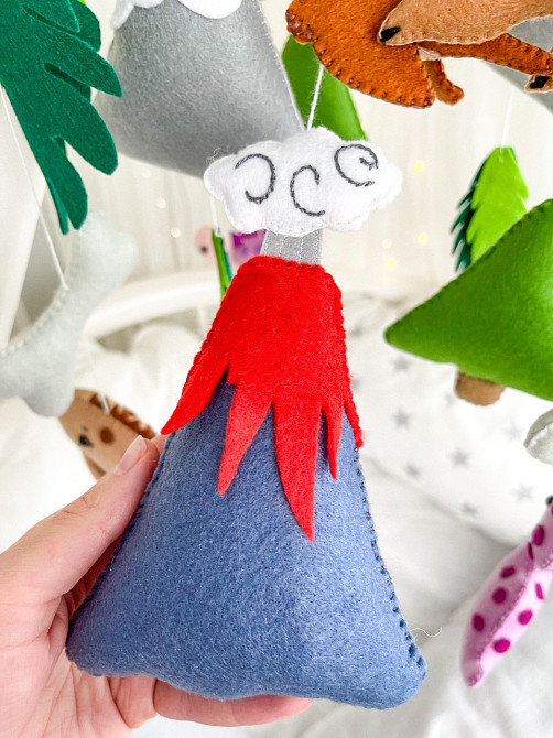 Музичний мобіль WoollyFox «Веселі динозаврики» з 35 мелодіями Киев - изображение 8