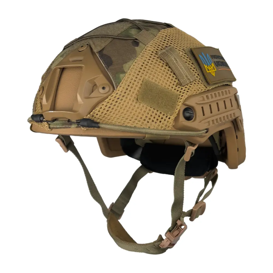 Захисний кевларовий шолом Fast Helmet NIJ IIIA (Койот) + Кавер (Мультикам) S Вінниця