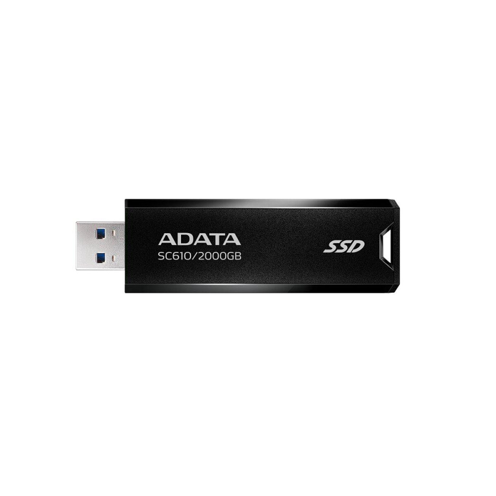 SSD диск портативний зовнішній накопичувач ADATA SC610 2TB USB 3.2 550 / 500Mb / s Black SC610-2000G-CBK / RD Одеса - фото 6