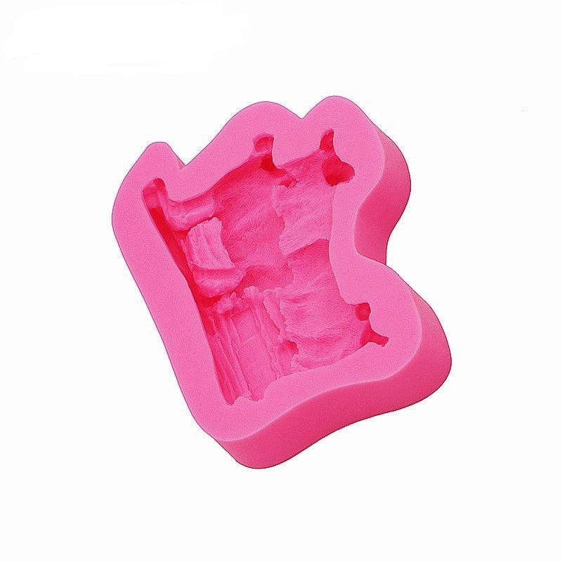 Молд силиконовый Бараны 82 на 61 мм розовый Киев - изображение 4