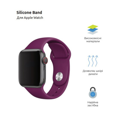 Ремешок для смарт-часов Armorstandart Sport Band (3 Straps) для Apple Watch 49/46/45/44/42 (Series 1-3) Purple (ARM49069) Винница - изображение 2
