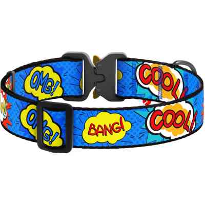 Ошейник для животных WAUDOG Nylon с QR паспортом "ВАУ" металлическая пряжка-фастекс XXL (4535-0087) Винница