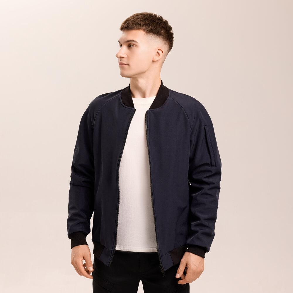 Бомбер Pobedov Thunder Темно-синій M OWbb3 167Mdb Київ - фото 1