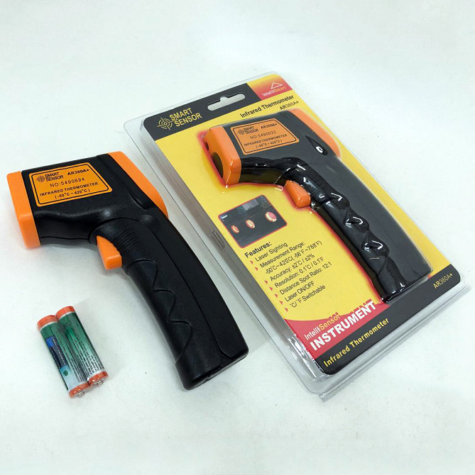 Пірометр Smart Sensor AR360A+ безконтактний інфрачервоний термометр SD-82 Львів - фото 7