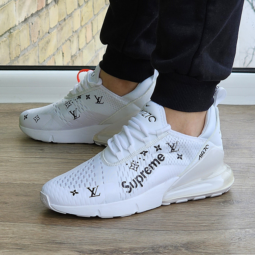 Кросівки Nike 270 Чоловічі Білі Найк з Амортизацією Тканинні Літні Сіточка (розміри: 40,41,42,43,44,45) - 011 Дніпро - фото 3