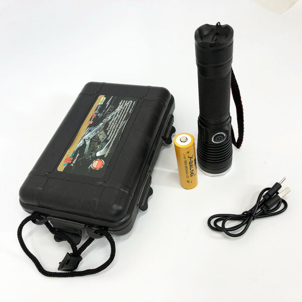 Ліхтар тактичний портативний Police BL-A92-P50, Супер яскравий ліхтарик, Надпотужний VP-714 ліхтар лед Київ - фото 1