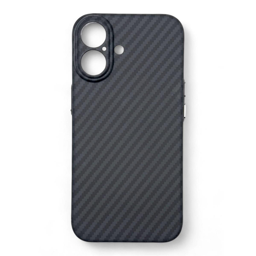 Чохолнакладка BeCover Carbonite Case MagSafe для Apple iPhone 16 Black (712067) Чорний Харків - фото 1