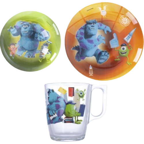 Набір дитячого посуду Disney Monsters 3 предмети P9261 Luminarc Житомир - фото 1